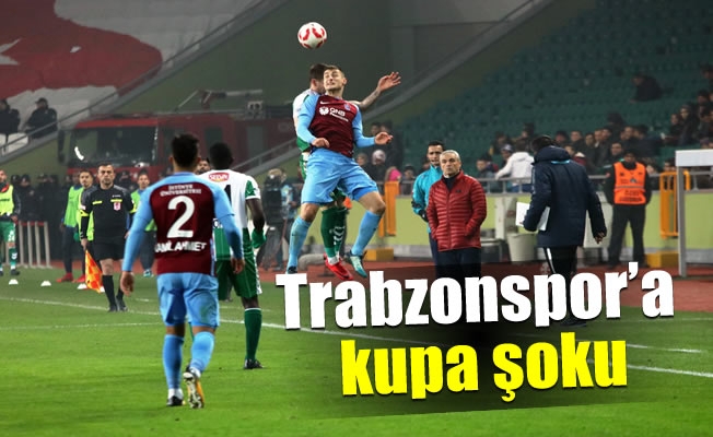 Trabzonspor'a kupa şoku