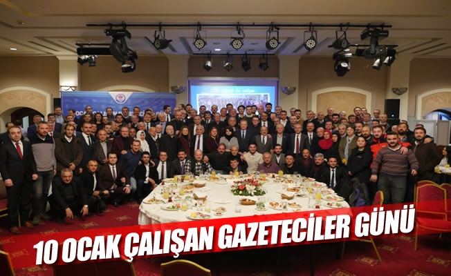 Trabzon basını Çalışan Gazeteciler Gününde bir araya geldi