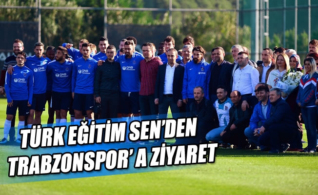 Türk Eğitim-Sen'den Trabzonspor'a ziyaret