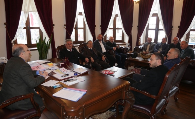 Başkan Gümrükçüoğlu Tonya ilçe teşkilatını ağırladı