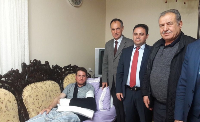 Başkan Türkmen Gazimizi Ziyaret Etti