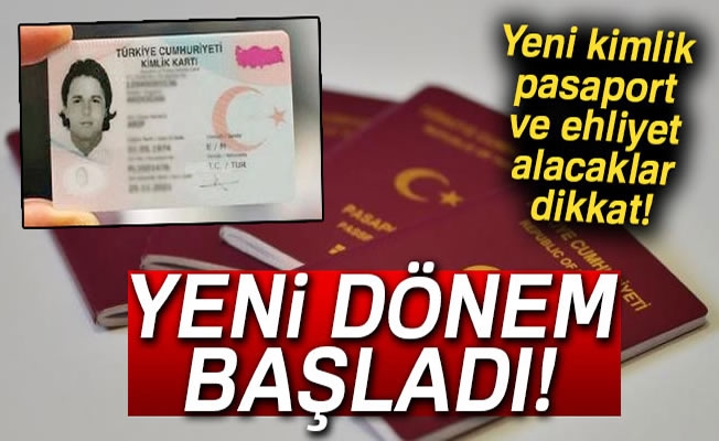 Pasaport ve sürücü belgeleri artık nüfus müdürlüklerinden alınacak