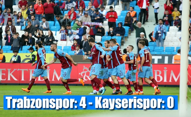 Trabzonspor: 4 - Kayserispor: 0