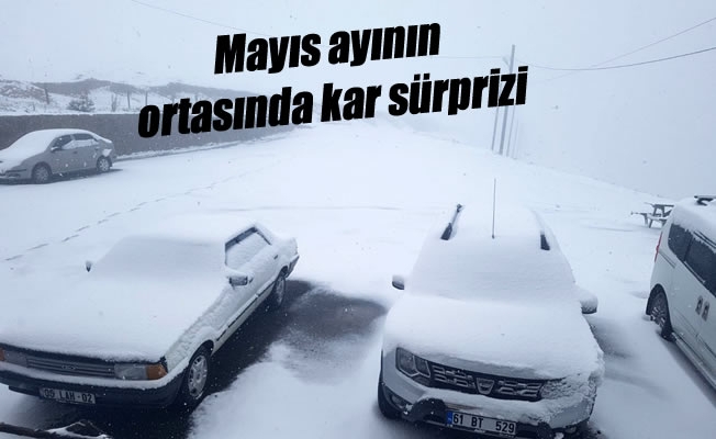 Mayıs ayının ortasında kar sürprizi Mayıs ayının ortasında kar sürprizi