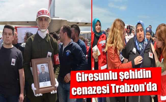 Giresunlu şehidin cenazesi Trabzon'da