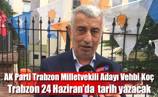 Vehbi Koç:Trabzon 24 Haziran'da  tarih yazacak