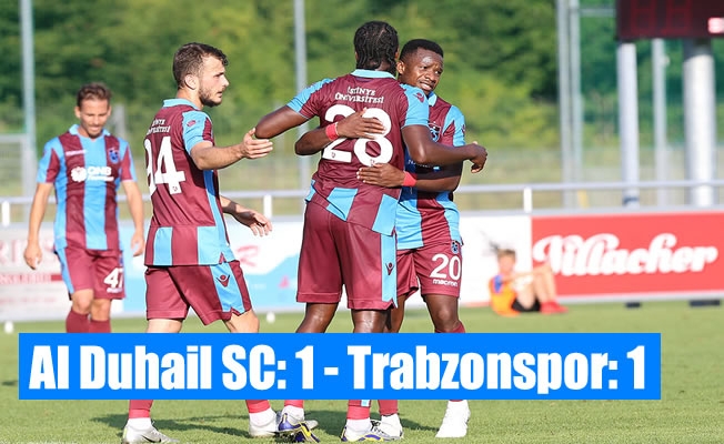 Al Duhail SC: 1 - Trabzonspor: 1