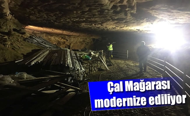 Çal Mağarası modernize ediliyor