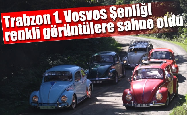 Trabzon 1. Vosvos Şenliği renkli görüntülere sahne oldu