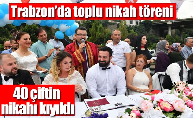 Trabzon'da toplu nikah töreni