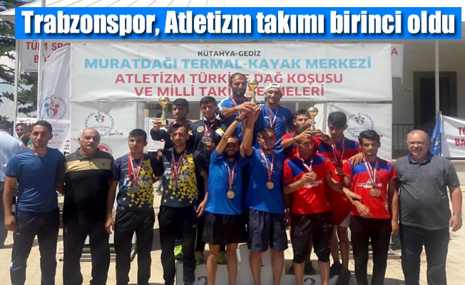 Trabzonspor Atletizm takımı birinci oldu