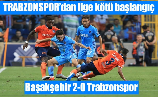 Trabzonspor'dan lige kötü başlangıç