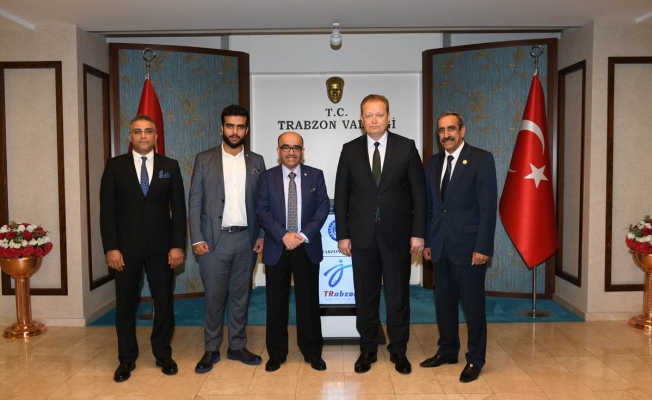 Arap Turizm Örgütü Turizm Alanında İşbirliği İçin Trabzon Valiliğini Ziyaret Etti
