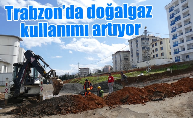 Trabzon'da doğalgaz kullanımı artıyor