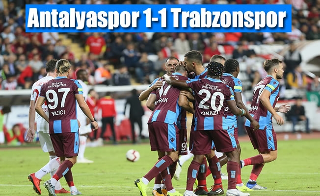 Antalyaspor 1-1 Trabzonspor