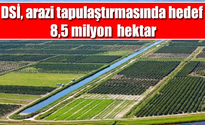 Aydın,arazi tapulaştırmasında hedef 8,5 milyon  hektar