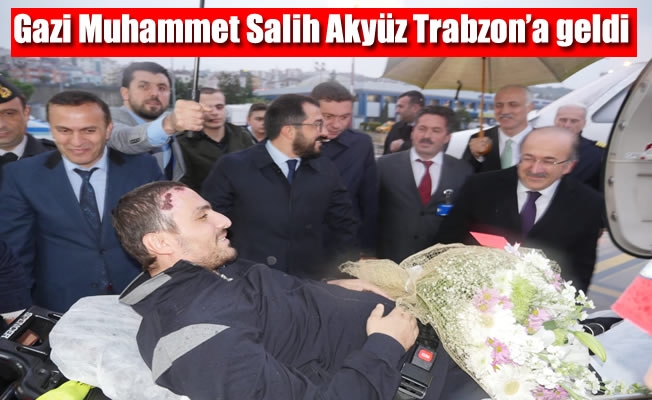 Gazi Muhammet Salih Akyüz Trabzon'a geldi