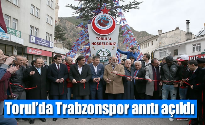 Torul'da Trabzonspor anıtı açıldı