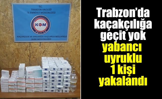 Trabzon'da kaçakçılığa geçit yok
