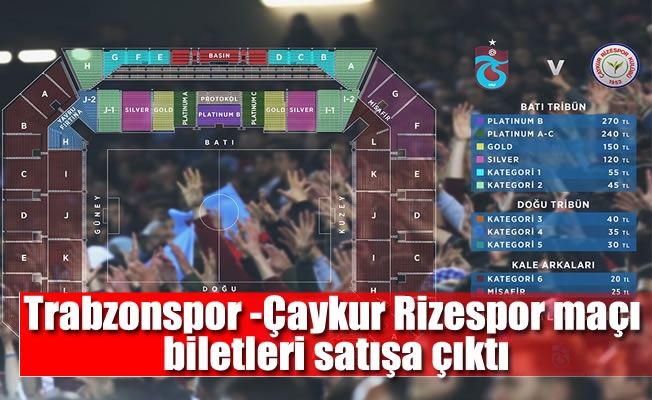 Çaykur Rizespor maçı biletleri satışa çıktı