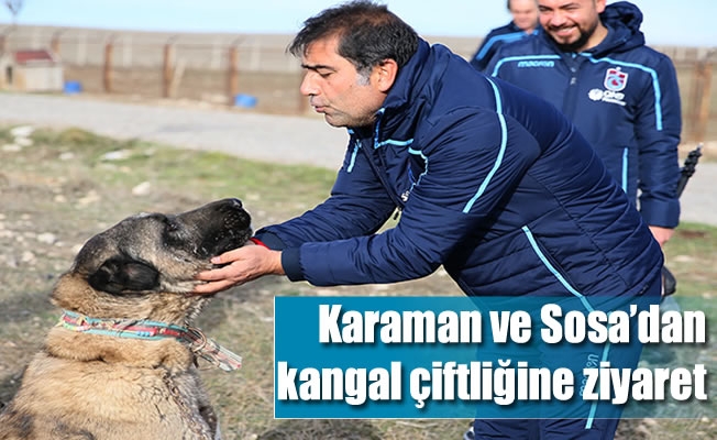 Karaman ve Sosa kangal çiftliğini ziyaret etti