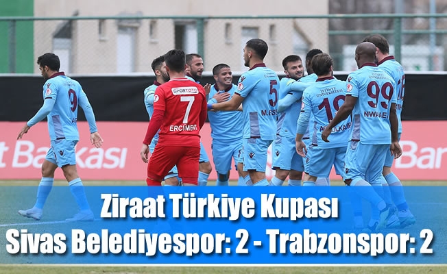 Sivas Belediyespor: 2 - Trabzonspor: 2