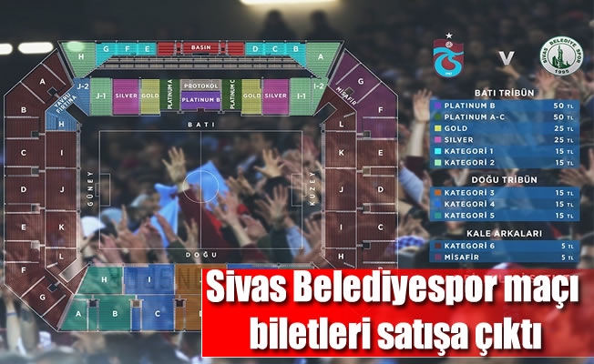 Sivas Belediyespor maçı biletleri satışa çıktı