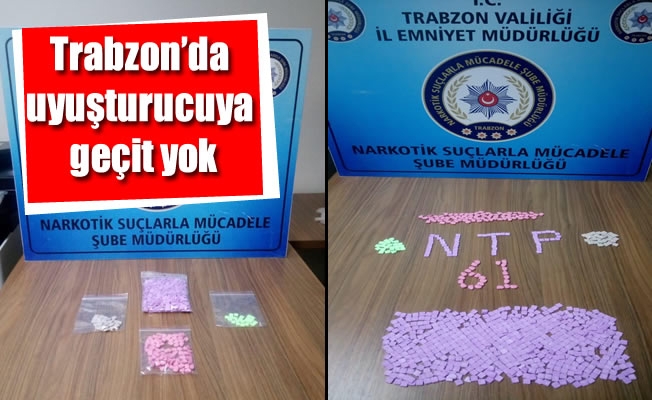 Trabzon Emniyetinden uyuşturucuya geçit yok