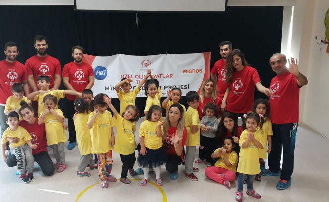 3 yıldır özel çocukların gelişimini destekleyen “Minik Sporcular” projesi şimdi Trabzon'da