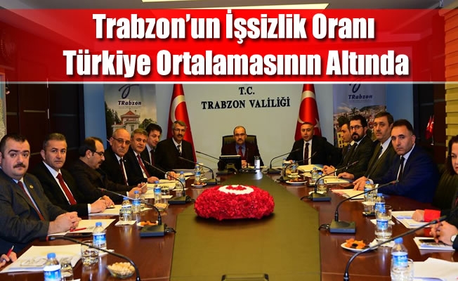 Trabzon’un İşsizlik Oranı Türkiye Ortalamasının Altında
