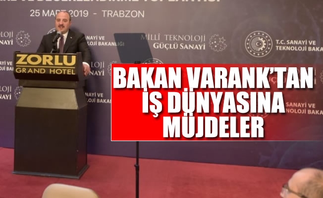 Bakan Varank, Trabzon’da iş dünyasıyla bir araya geldi