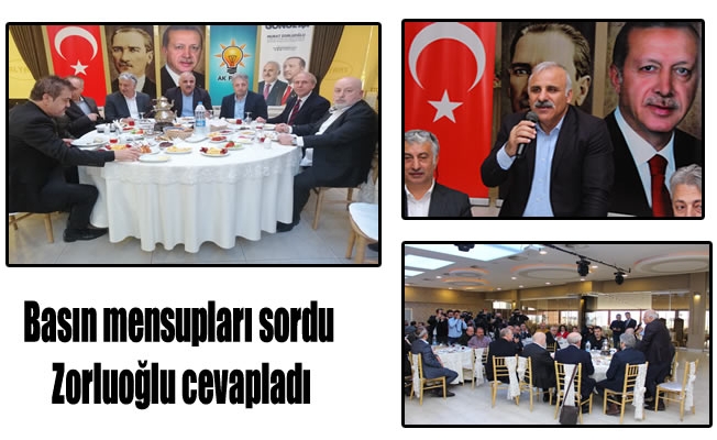 Basın mensupları sordu Murat Zorluoğlu cevapladı