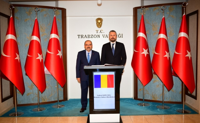 Romanya Ankara Büyükelçisi Gabriela Şopanda’dan Trabzon Valisi Ustaoğlu’na Ziyaret
