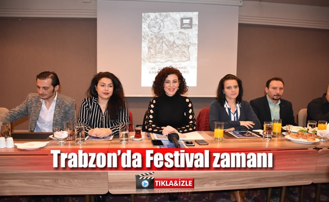 Trabzon'da tiyatro festivali zamanı