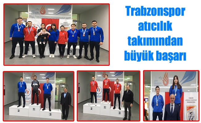 Trabzonspor atıcılık takımından büyük başarı