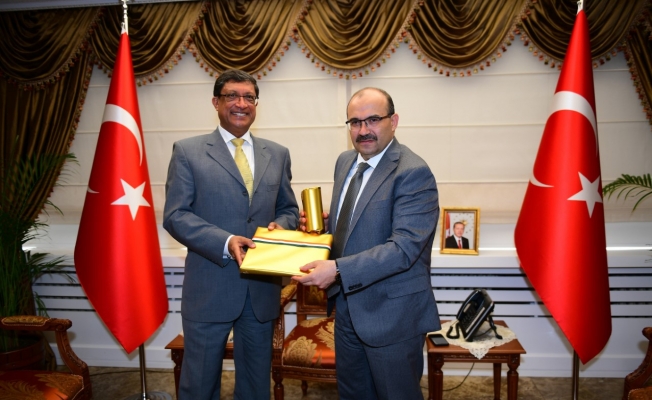 Hindistan Ankara Büyükelçisinden Vali Ustaoğlu’na Ziyaret