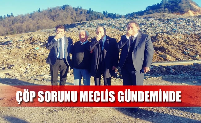 Milletvekili Kaya,Trabzon'daki çöp sorununu meclis gündemine taşıdı