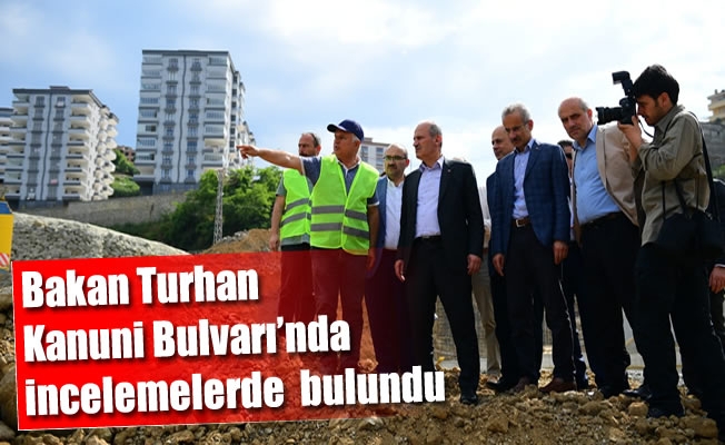 Ulaştırma ve Altyapı Bakanı Mehmet Cahit Turhan Trabzon'da