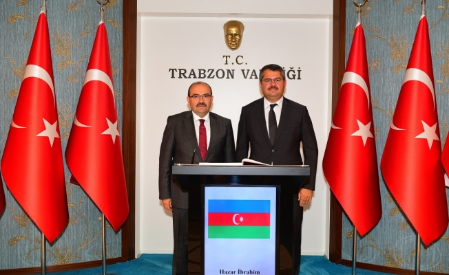 Azerbaycan Cumhuriyeti Ankara Büyükelçisi Hazar İbrahim’den Vali Ustaoğlu’na Ziyaret