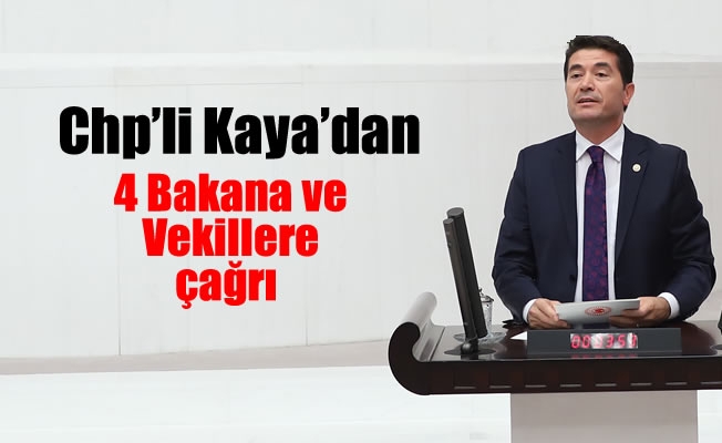 Milletvekili Kaya'dan Trabzonlu 4 Bakana çağrı