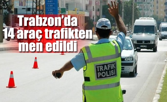 Trabzon'da trafik denetimi