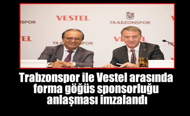 Trabzonspor'un yeni sponsoru vestel