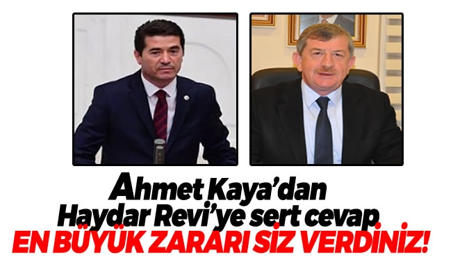 Ahmet Kaya'dan Haydar Revi'ye sert cevap :Trabzon’da dolaşmak için size mi soracağız Haydar Bey?