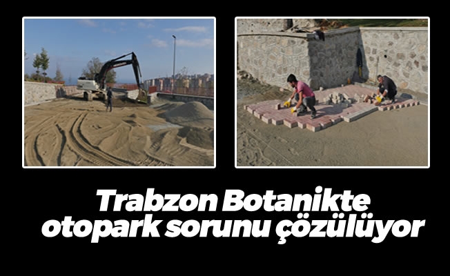 Trabzon Botanikte otopark sorunu çözülüyor