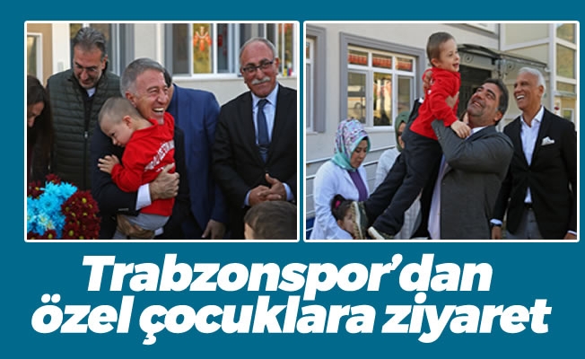 Trabzonspor'dan özel çocuklara ziyaret
