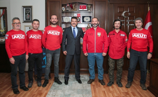 AKUT Trabzon Ekibinden Emniyet Müdürü Alper’e ziyaret