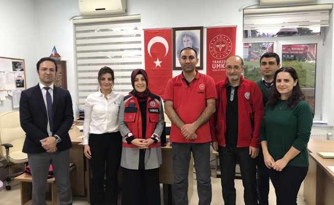 Ayvazoğlu'dan deprem bölgesinden dönen UMKE ekibine ve Kızılay'a ziyaret
