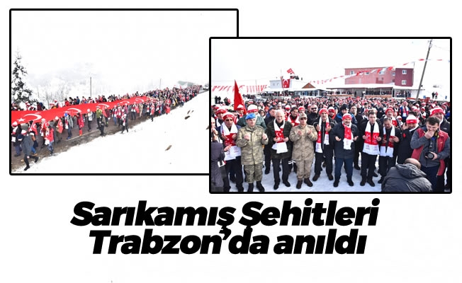 Sarıkamış Şehitleri Trabzon'da anıldı