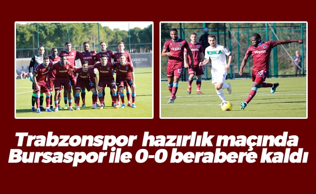 Trabzonspor 0 Bursaspor 0