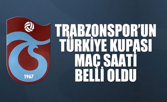 Türkiye kupası maç programı belli oldu